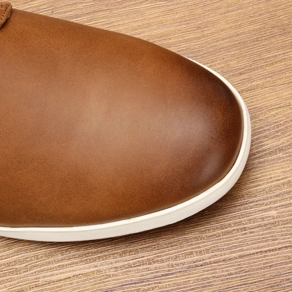 Men Sneakers Comfortable Leather Shoes Men Casual Shoe - Image 4